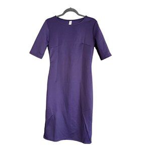 Women's Purple Shein Dress, Short Sleeves, Size Medium, NWT